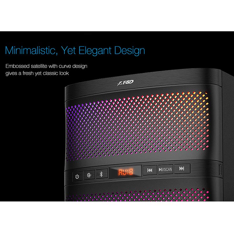 اسپیکر بلوتوثی فلش خور Fenda F&D F580X + ریموت کنترل