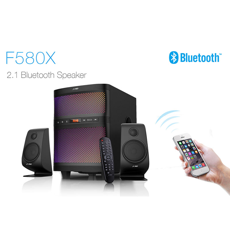 اسپیکر بلوتوثی فلش خور Fenda F&D F580X + ریموت کنترل