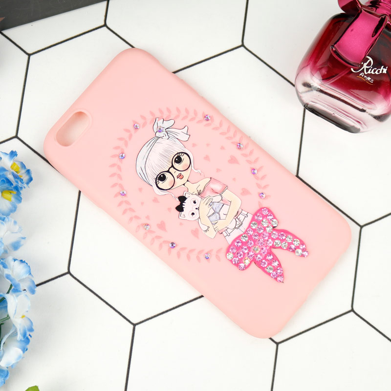 قاب فانتزی برجسته دخترانه iPhone 6/6s سری 1