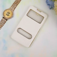 کیف کلاسوری چرمی Huawei Ascend G615 سفید