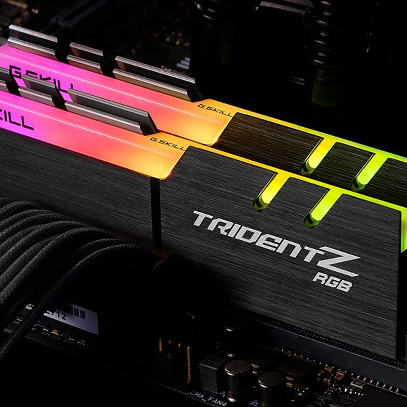 رم کامپیوتر G.Skill TridentZ RGB DDR4 16GB 3000MHz CL16 Dual