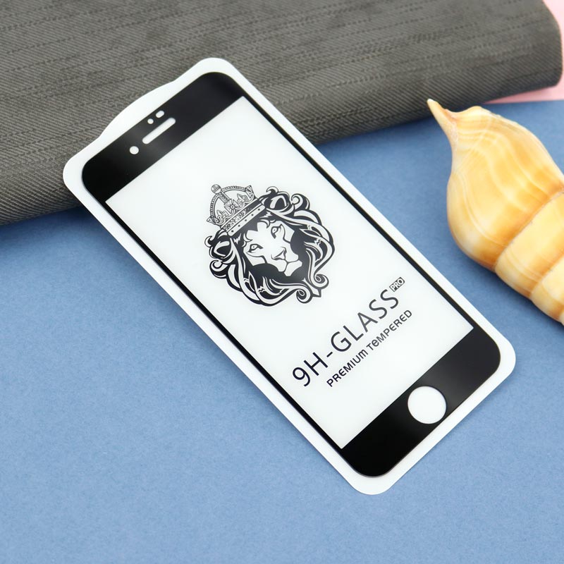 گلس LIONSERIES بدون پک آیفون iPhone 7/8 مشکی