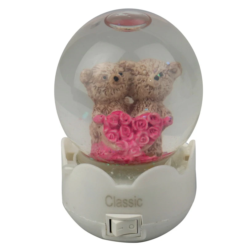 چراغ خواب گوی شیشه ای طرح فانتری Classic
