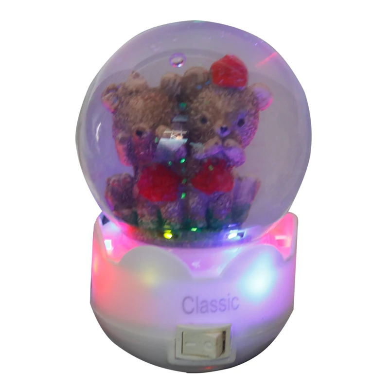 چراغ خواب گوی شیشه ای طرح فانتری Classic