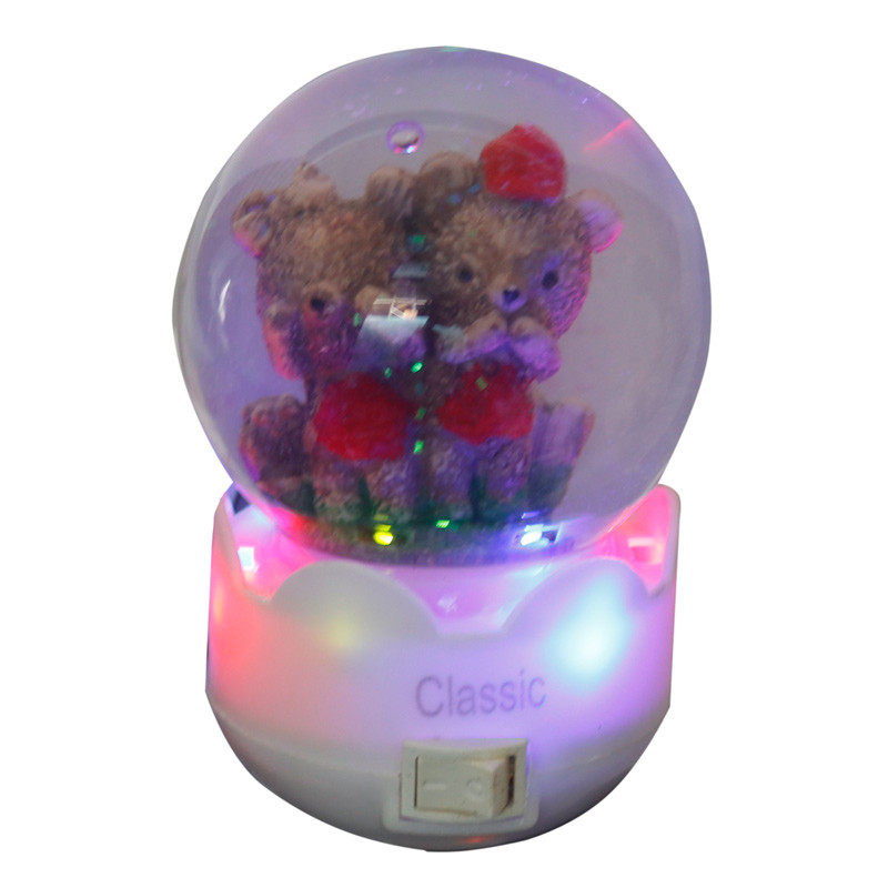 چراغ خواب گوی شیشه ای طرح فانتری Classic