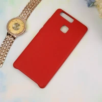 قاب طرح سیلیکونی Huawei P9 قرمز