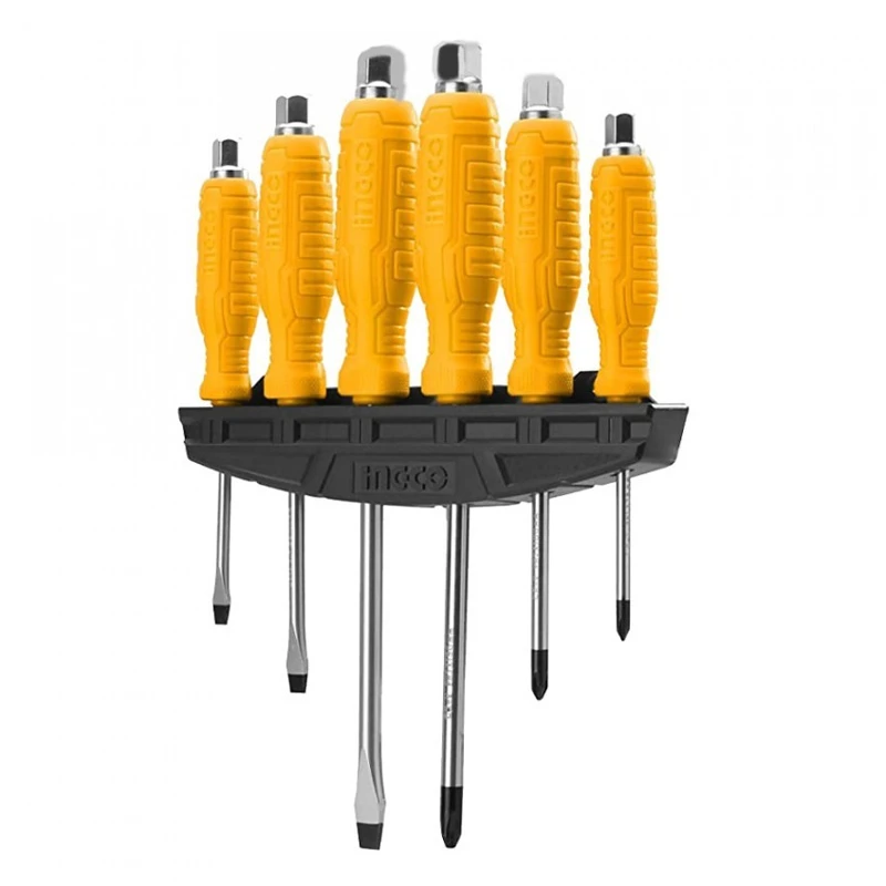 ست پیچ گوشتی ضربه خور 6 عددی اینکو Ingco HSGTDC180601