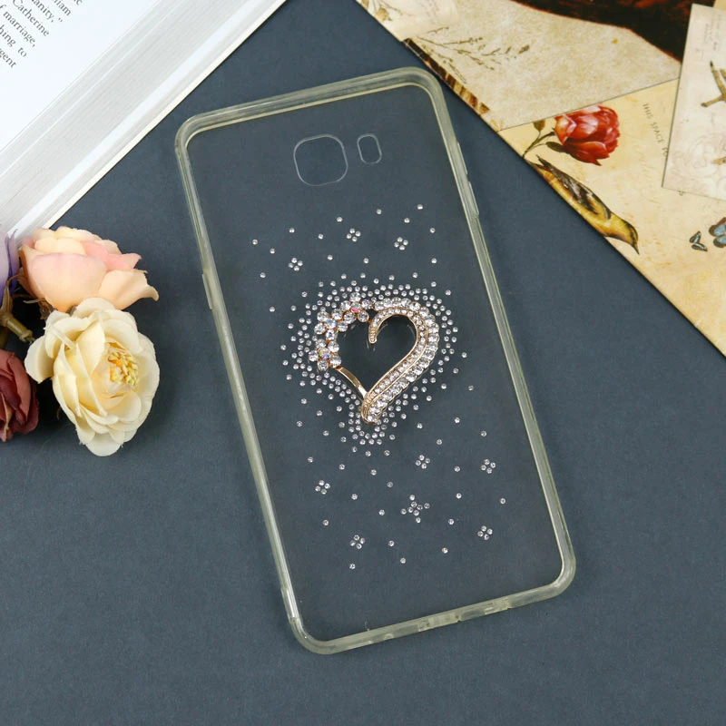 قاب شفاف نگین دار Samsung Galaxy C9 Pro