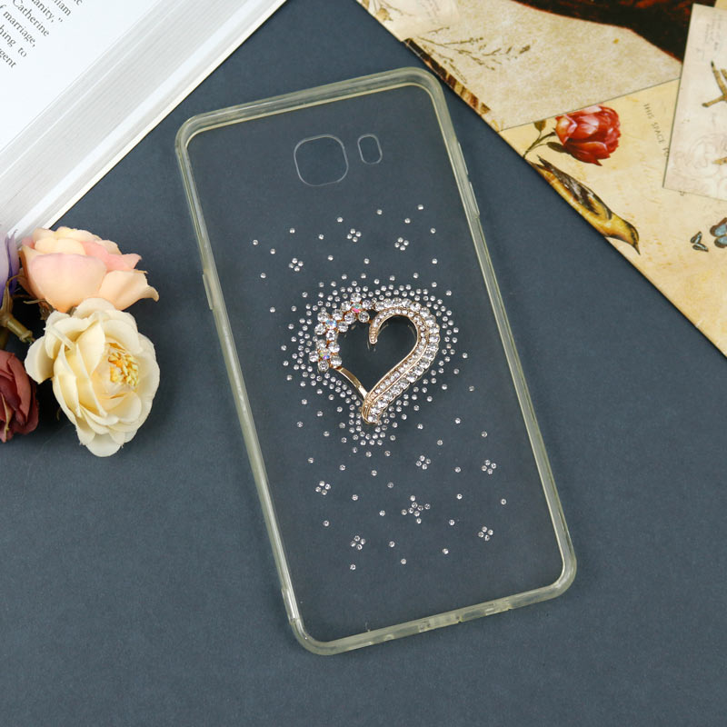 قاب شفاف نگین دار Samsung Galaxy C9 Pro