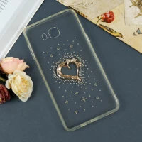 قاب شفاف نگین دار Samsung Galaxy C9 Pro