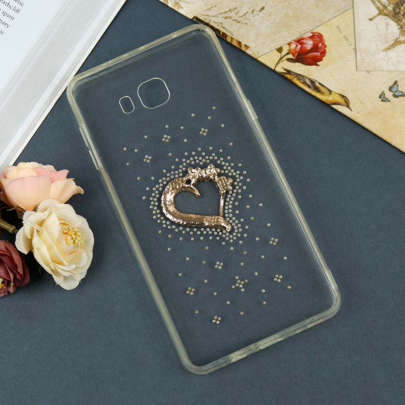 قاب شفاف نگین دار Samsung Galaxy C9 Pro