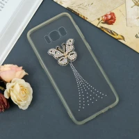 قاب شفاف نگین دار Samsung Galaxy S8