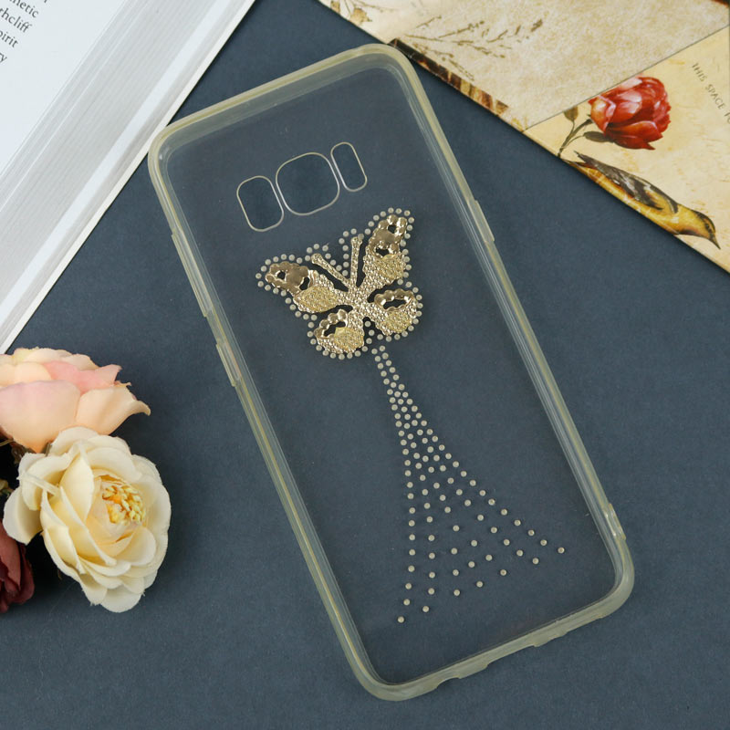 قاب شفاف نگین دار Samsung Galaxy S8