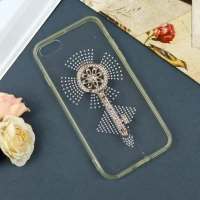 قاب شفاف نگین دار iPhone 7/8