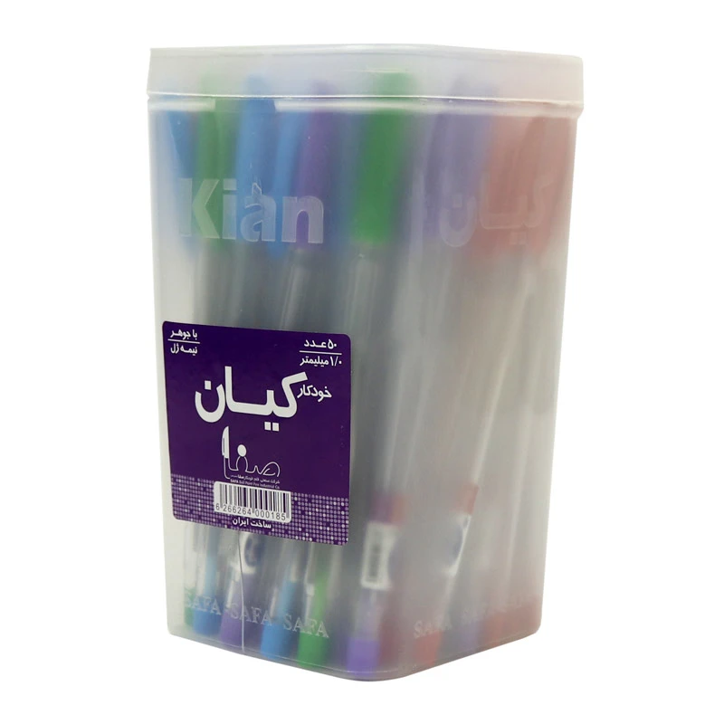 خودکار کیان رنگی Kian 1mm بسته 50 عددی