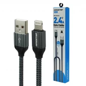 کابل آیفونی فست شارژ KingStar K22i 2.4A 2m