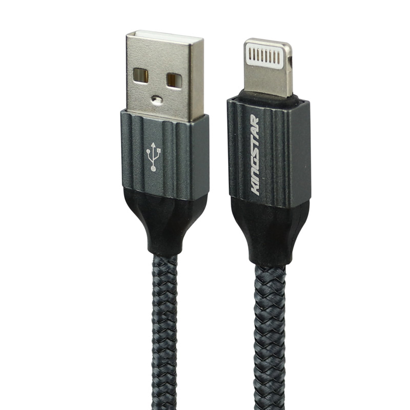 کابل آیفونی فست شارژ KingStar K22i 2.4A 2m