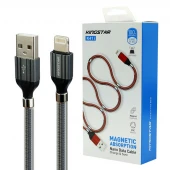 کابل آیفونی فست شارژ KingStar K41i 2.1A 1m