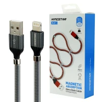 کابل آیفونی فست شارژ KingStar K41i 2.1A 1m