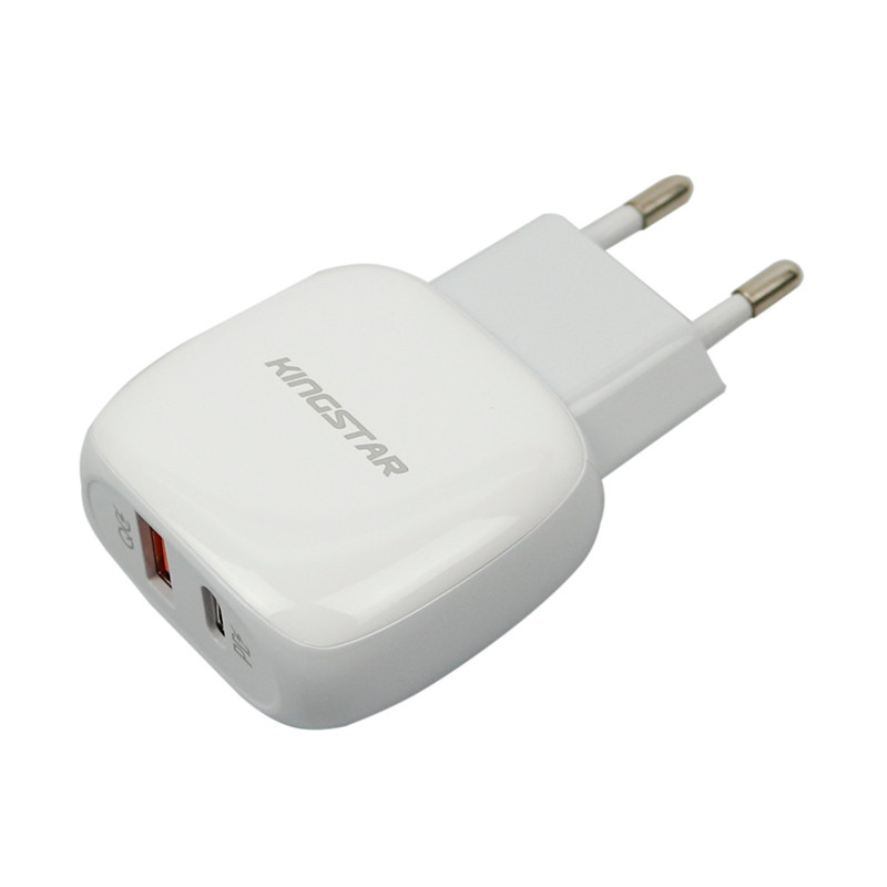 کلگی فست شارژ KingStar KW252PQ 2Port 3A QC3 PD 20W