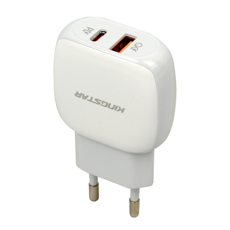 کلگی فست شارژ KingStar KW252PQ 2Port 3A QC3 PD 20W