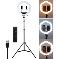 رینگ لایت پایه دار LC-318 Ring Fill Light + ریموت کنترل