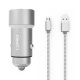 شارژر فندکی LDNIO C302 3.6A + کابل MicroUSB
