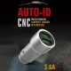 شارژر فندکی LDNIO C302 3.6A + کابل MicroUSB