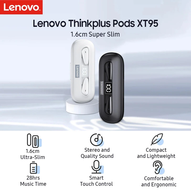 هندزفری بلوتوث دوتایی Lenovo Think Plus XT95