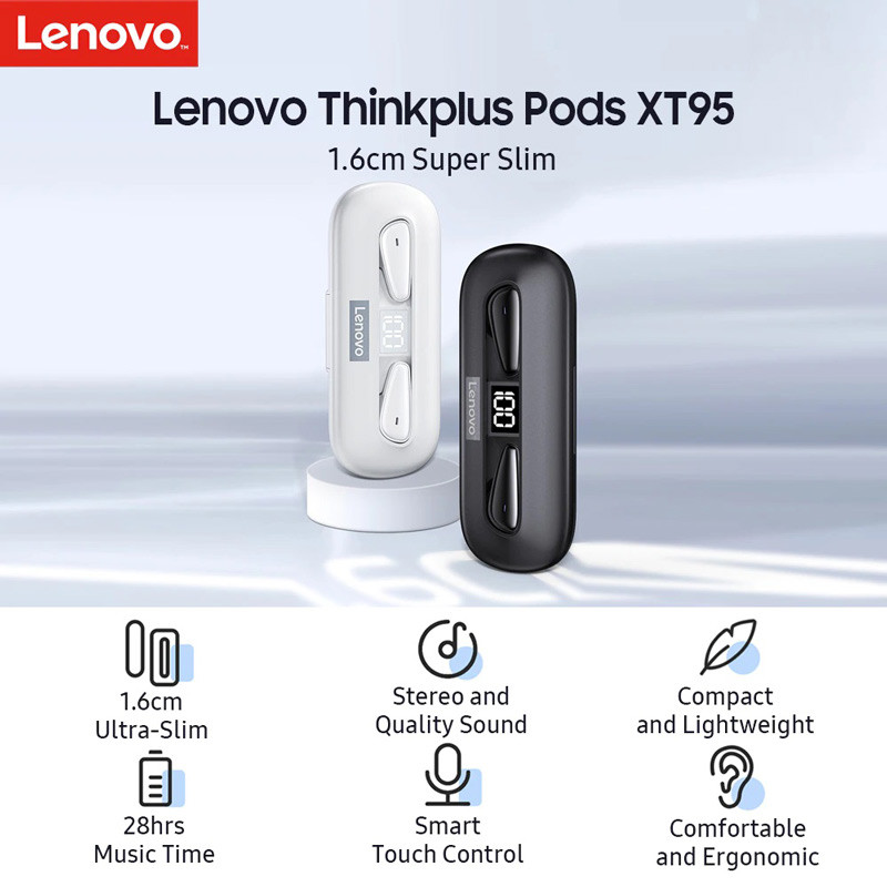 هندزفری بلوتوث دوتایی Lenovo Think Plus XT95