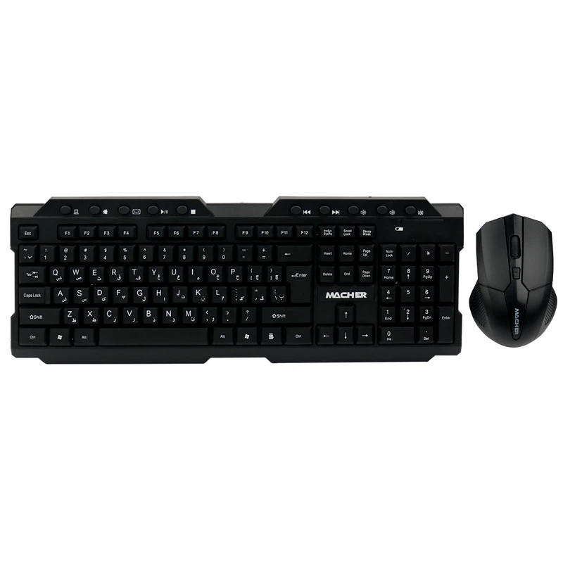 کیبورد و موس بی سیم مچر MR-405