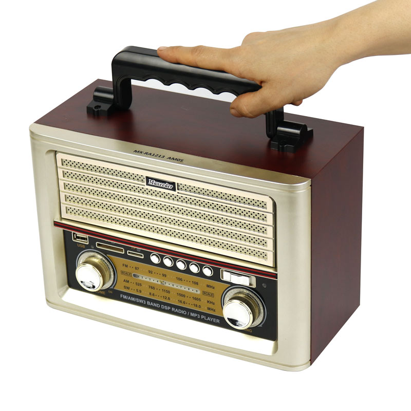 رادیو اسپیکر بلوتوثی رم و فلش خور Maxeeder MX-RA1213 AM05 + ریموت کنترل