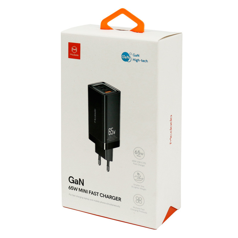 کلگی فست شارژ Mcdodo CH-792 GaN 3Port 5A PD 65W