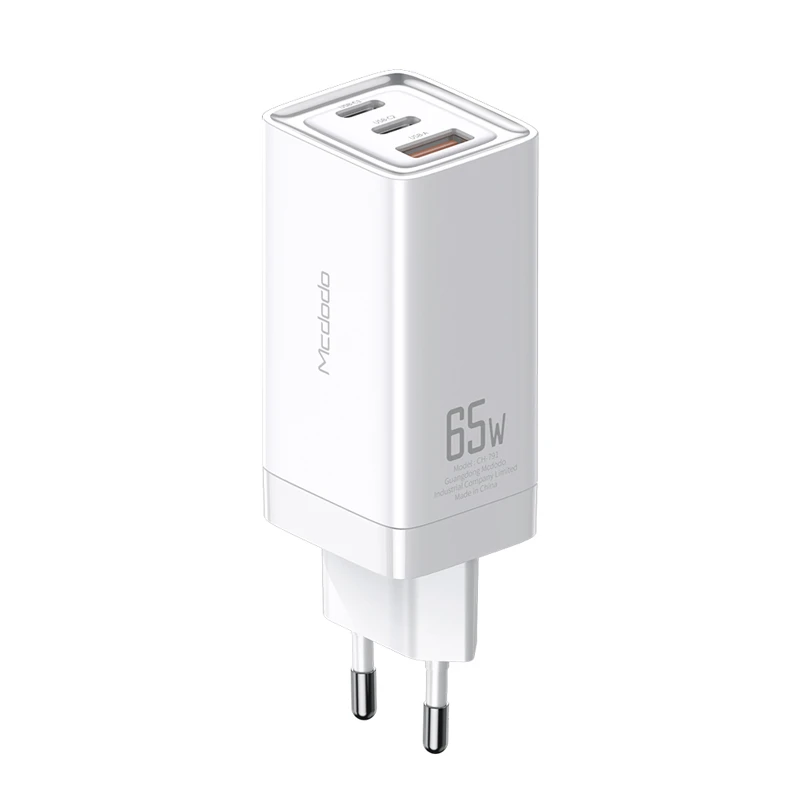 کلگی فست شارژ Mcdodo CH-792 GaN 3Port 5A PD 65W