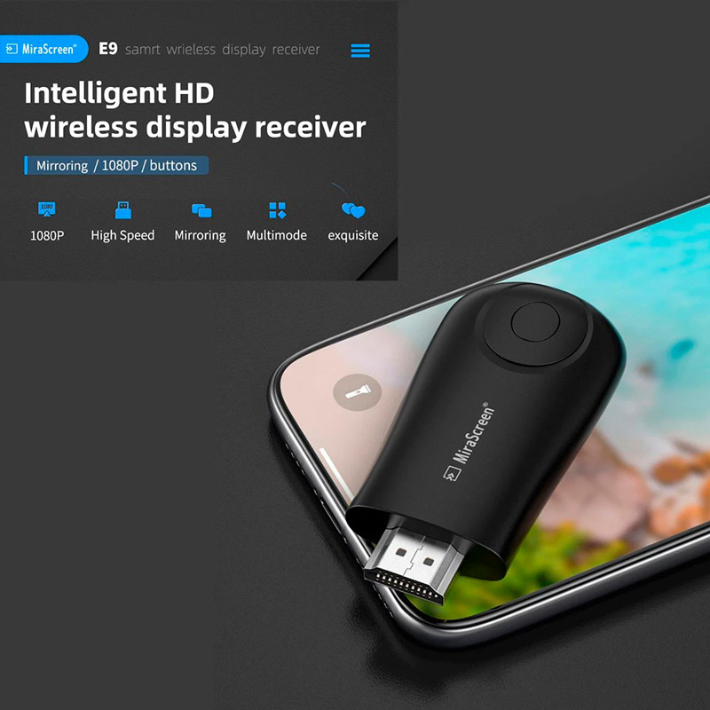 دانگل Mirascreen E9 Wireless 4K HDMI