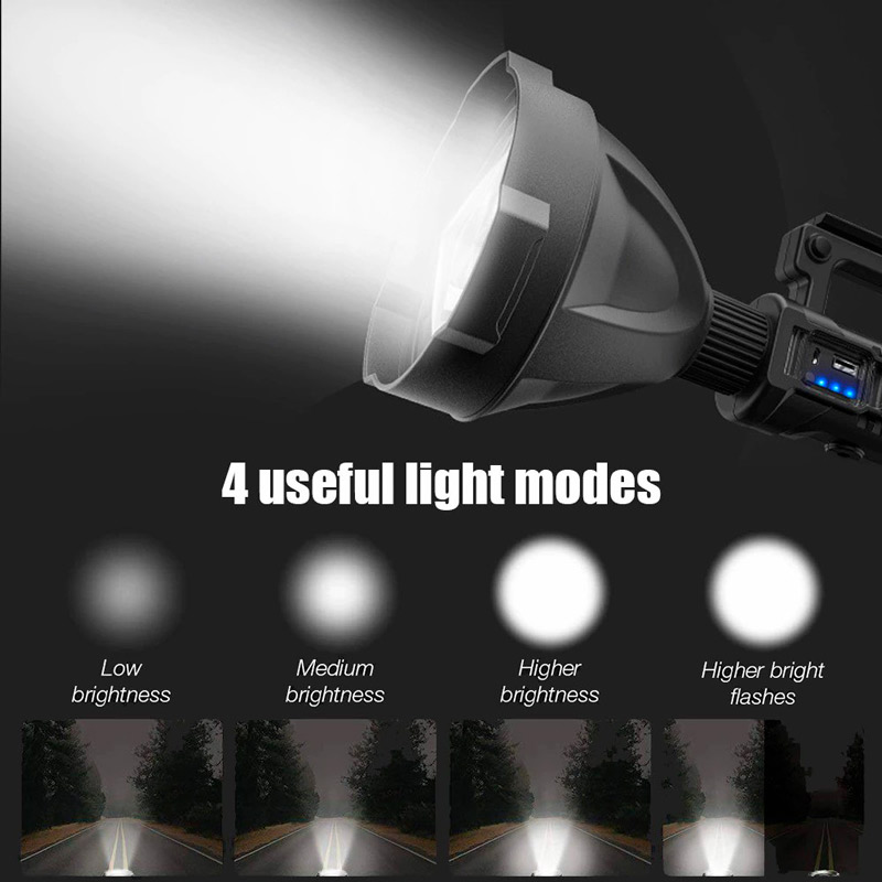 چراغ قوه شارژی Multifunctional Searchlight W591