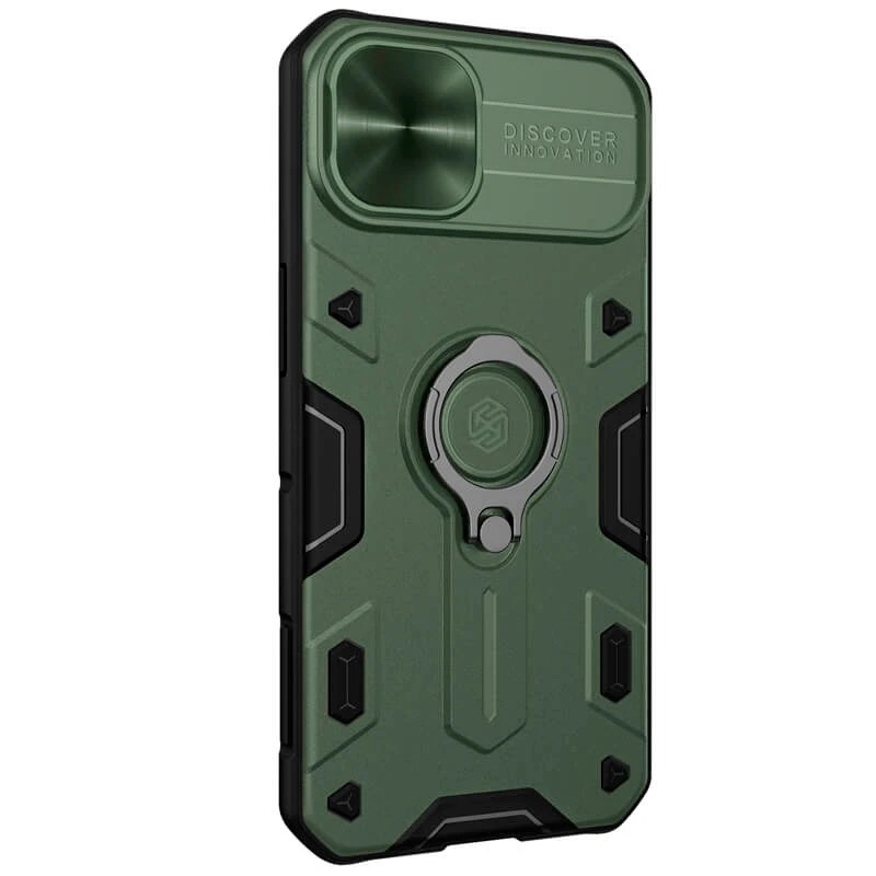 قاب اورجینال ضدضربه محافظ لنزدار هولدردار Camshield Armor نیلکین Apple iPhone 13