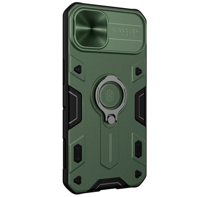 قاب اورجینال ضدضربه محافظ لنزدار هولدردار Camshield Armor نیلکین Apple iPhone 13