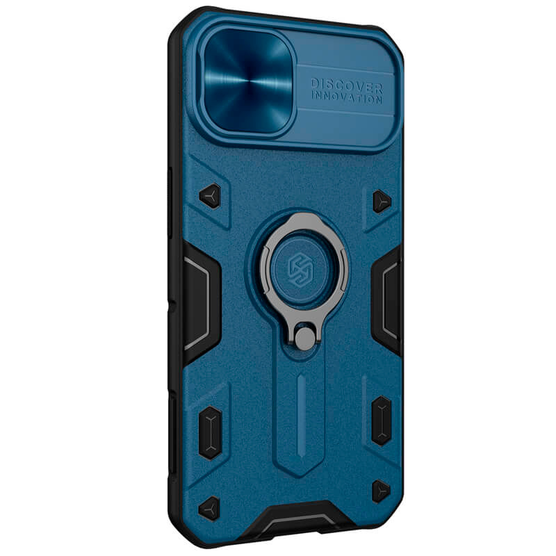 قاب اورجینال ضدضربه محافظ لنزدار هولدردار Camshield Armor نیلکین Apple iPhone 13