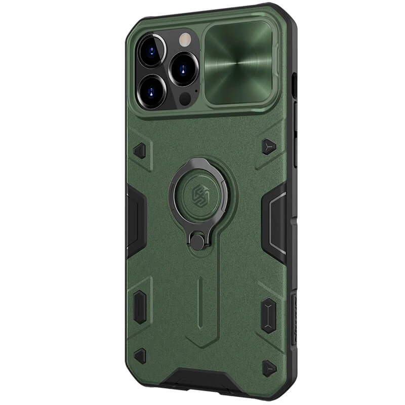 قاب اورجینال ضدضربه محافظ لنزدار هولدردار Camshield Armor نیلکین Apple iPhone 13 Pro