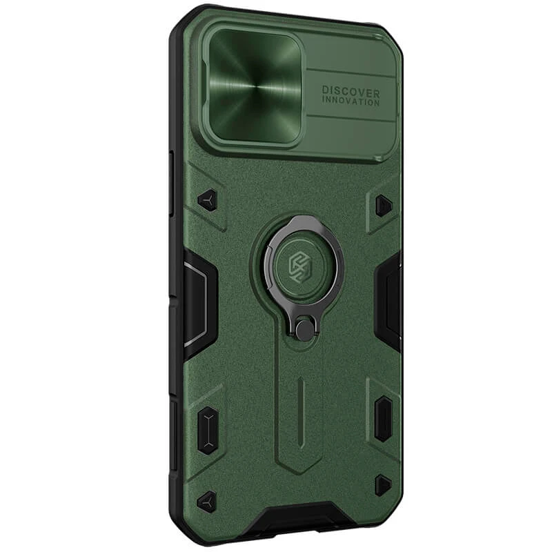 قاب اورجینال ضدضربه محافظ لنزدار هولدردار Camshield Armor نیلکین Apple iPhone 13 Pro
