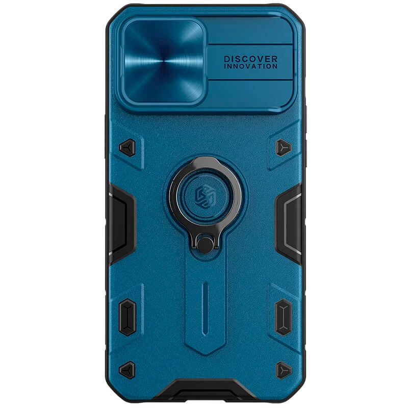 قاب اورجینال ضدضربه محافظ لنزدار هولدردار Camshield Armor نیلکین Apple iPhone 13 Pro