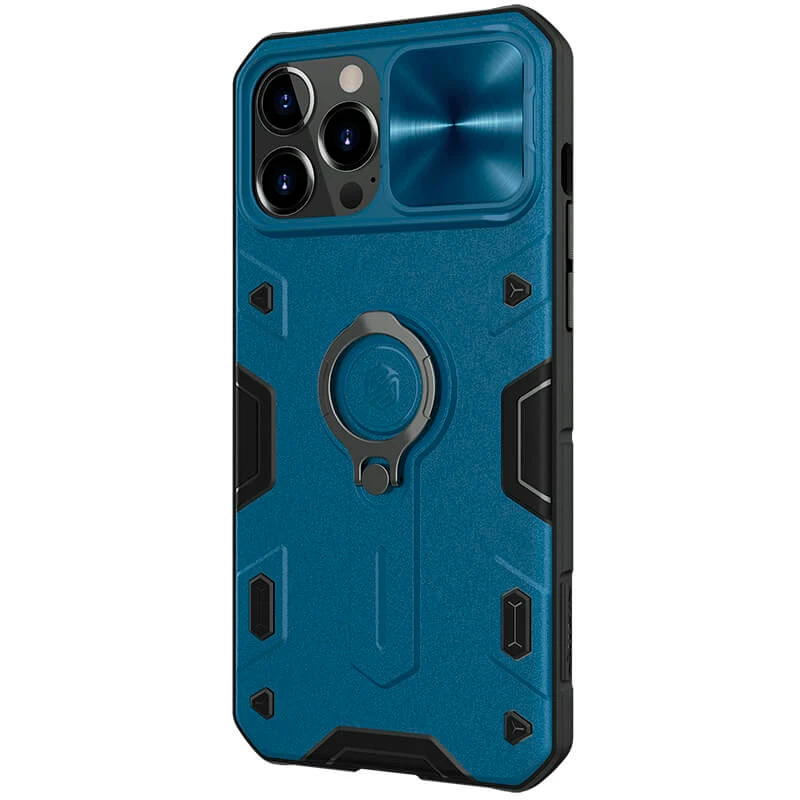 قاب اورجینال ضدضربه محافظ لنزدار هولدردار Camshield Armor نیلکین Apple iPhone 13 Pro