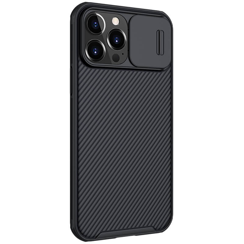 قاب اورجینال ضدضربه محافظ لنزدار Camshield Pro نیلکین Apple iPhone 13 Pro Max