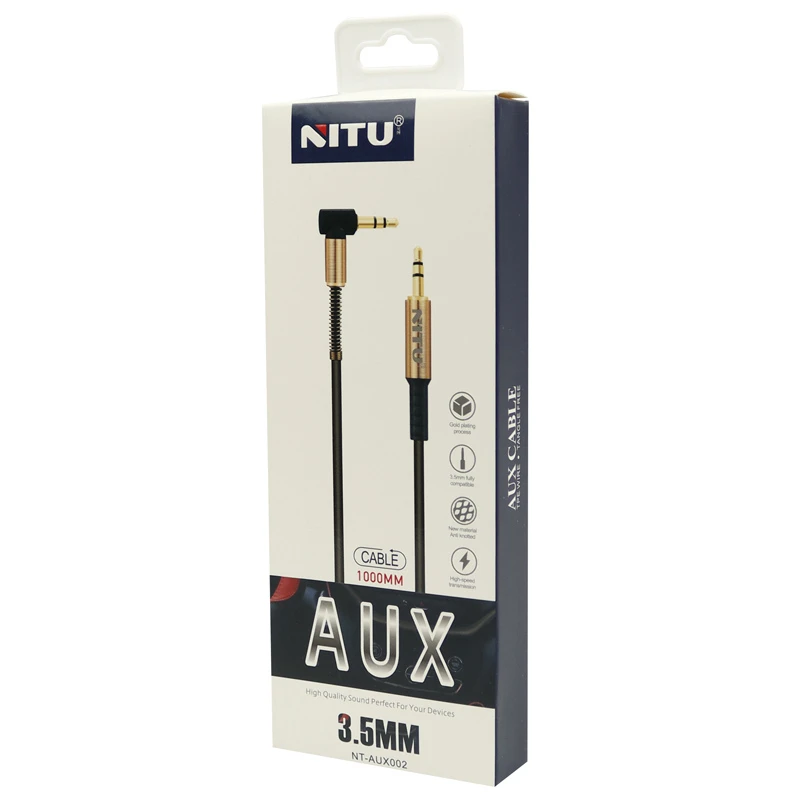 کابل AUX نیتو NT-AUX002 یکسر L طول 1 متر