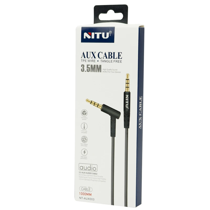 کابل AUX نیتو NT-AUX003 یکسر L طول 1 متر