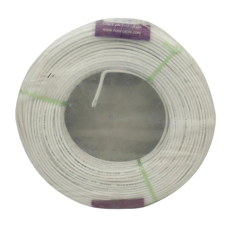 کابل برق مسی نور Noor PVC 2*0.5 100m