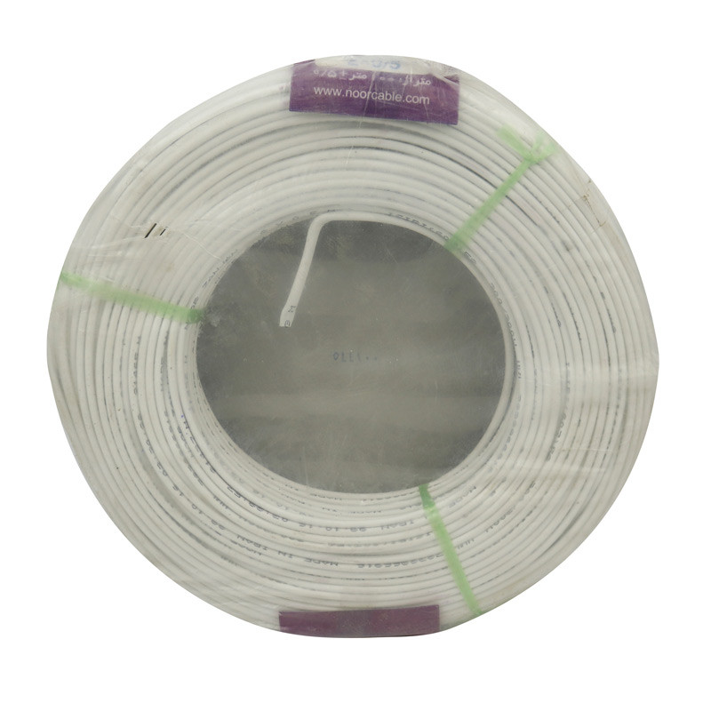 کابل برق مسی نور Noor PVC 2*0.5 100m