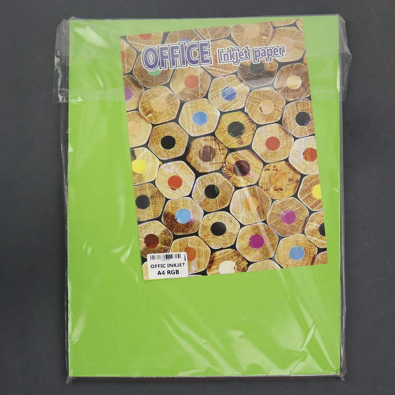 کاغذ A4 رنگی Office Inkjet Paper بسته 100 عددی