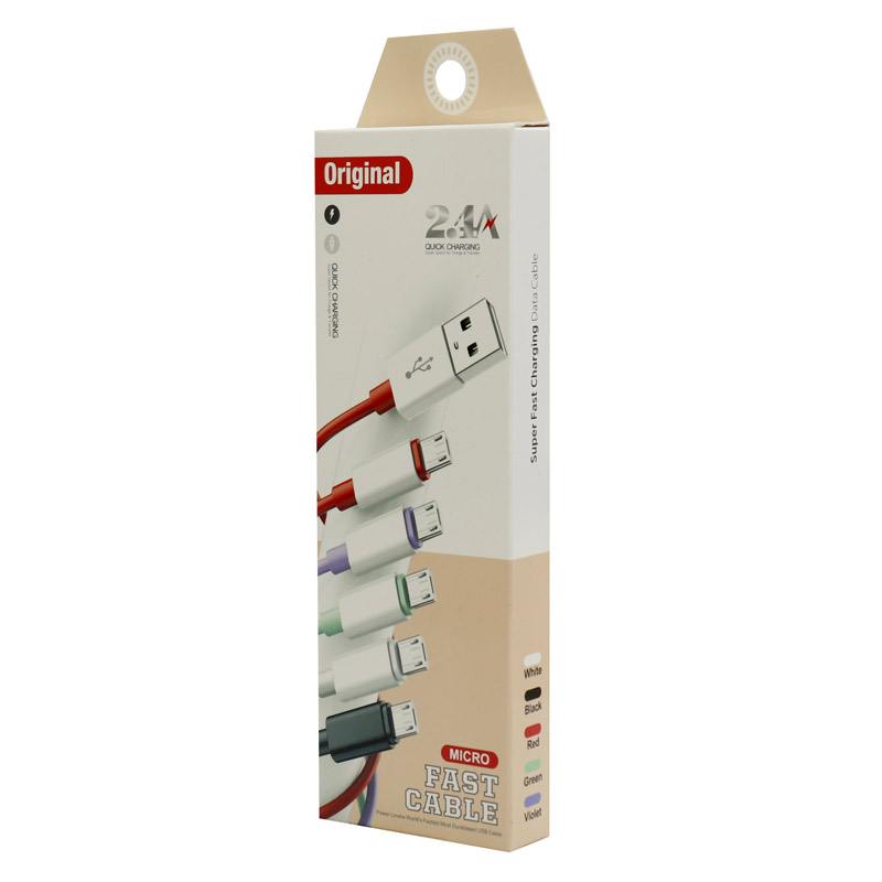 کابل میکرو یو اس بی فست شارژ Original 2.4A 1m